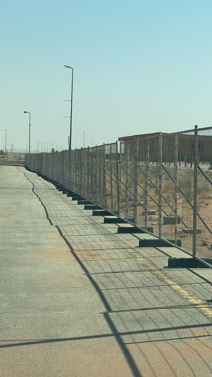 Heras Fence Rental for temporary perimeter security